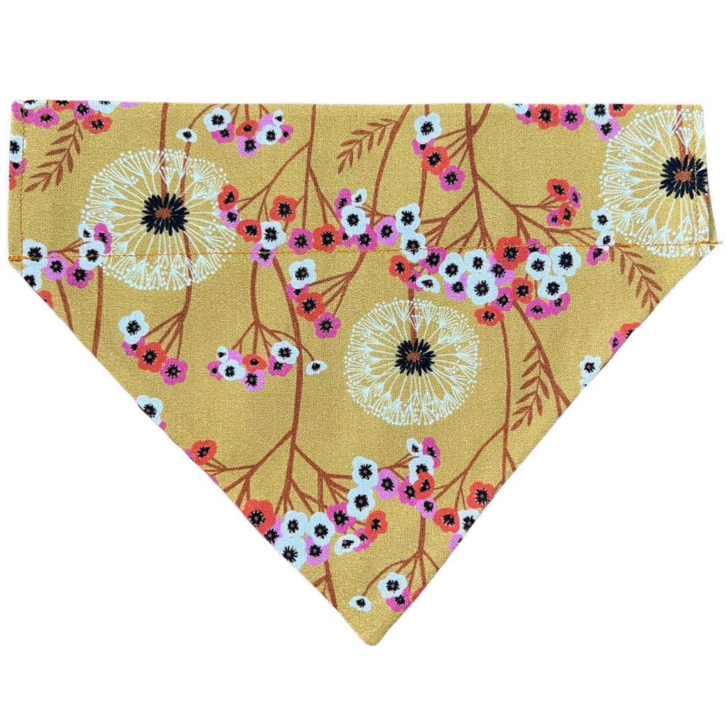 Autumn Flowers dog bandana